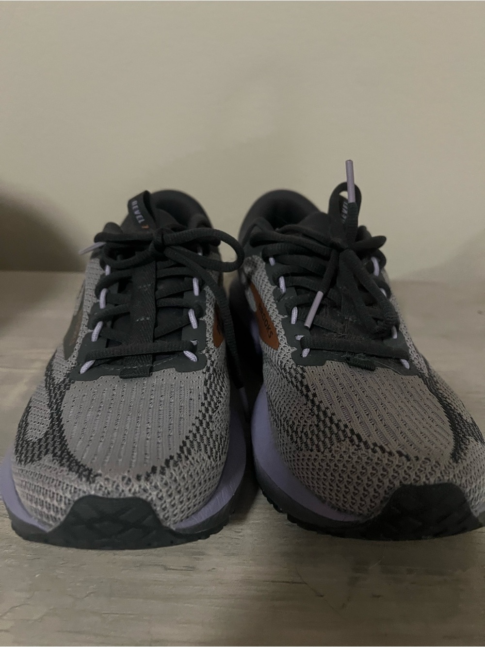 Brooks Women's Gray, Purple & Black Running Shoes - Picture 5 of 5